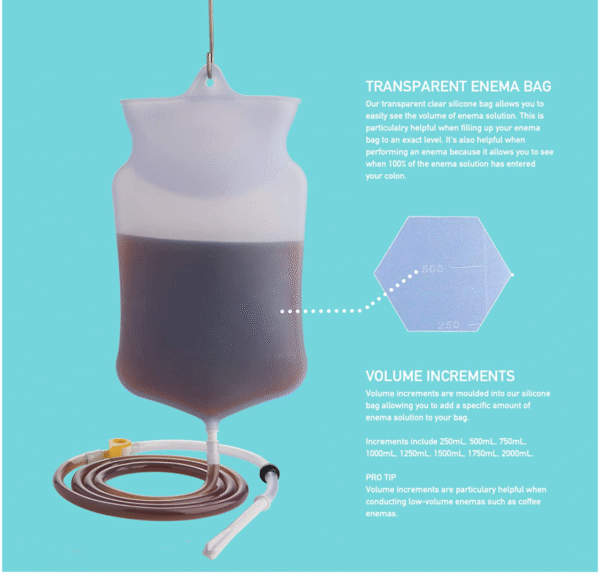 Silicone Enema Kit for Colon Cleanse - Image 2