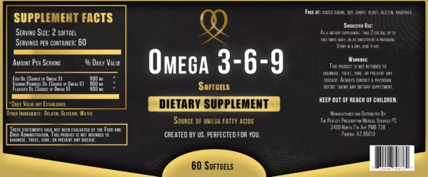 Omega 3-6-9 - 30 Softgels - Image 2