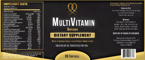 The PPrX Multivitamin  - 30 Softgels - Image 2