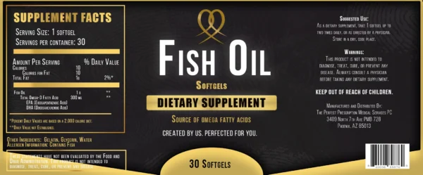 Fish Oil - 30 Softgels - Image 2
