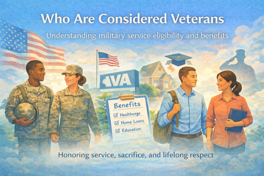 Who are considered veterans?